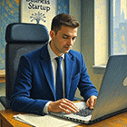 Business Start Symbol